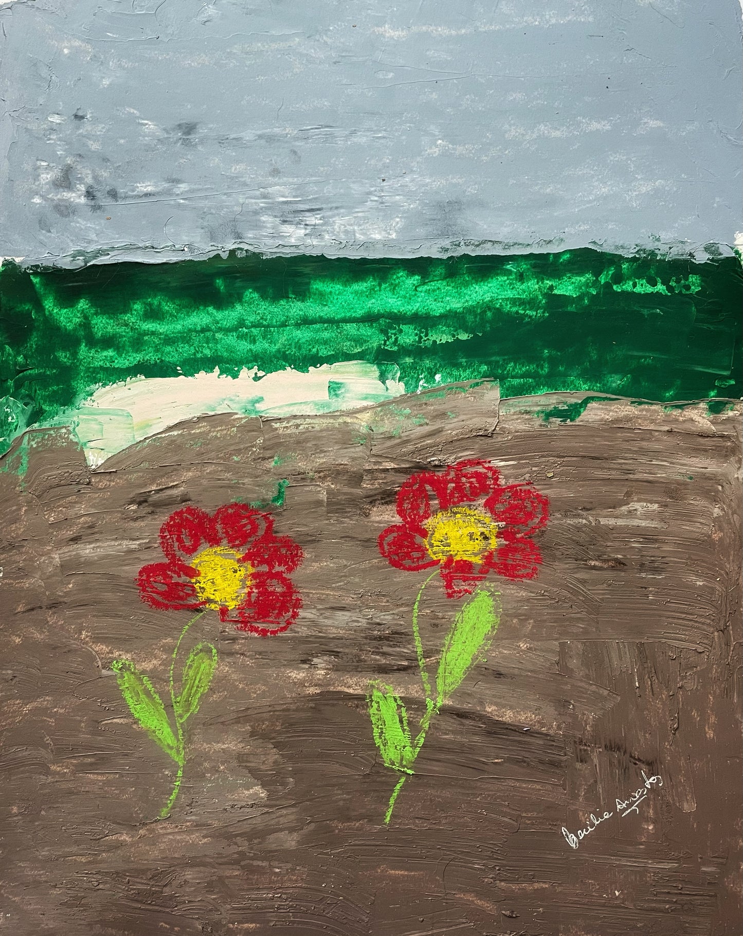 Abstract 58 - Greeting Card - Original Painting
